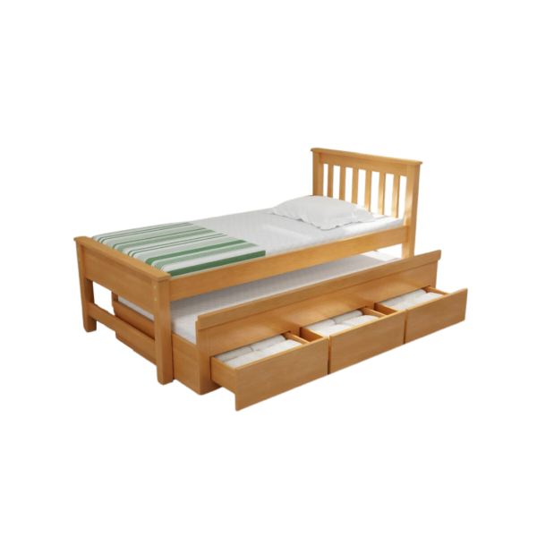 Bicama com 3 Gavetas Esmeralda