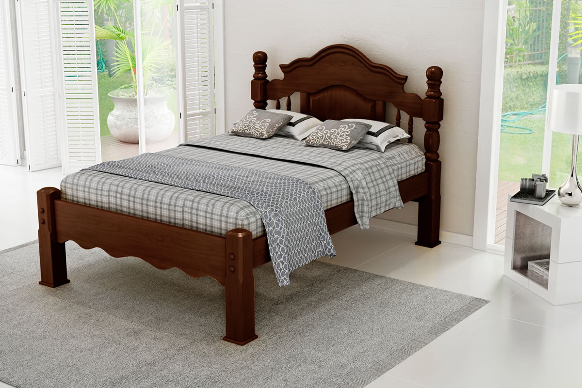 Cama de Solteiro Andressa Cama de Casal Moderna Andressa