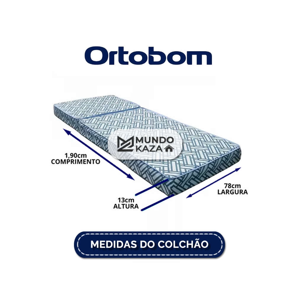 Puff Cama Solteiro 3 em 1 – 05 Puff Cama Solteiro Medidas