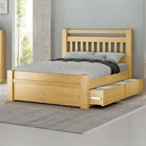 Cama Queen Size 2 Gavetas - Mel