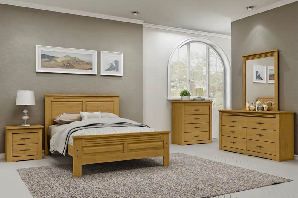 Cama de Casal Queen Florença Quarto