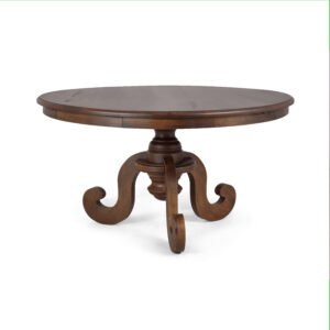 Mesa Redonda em Madeira Maciça Phil 7